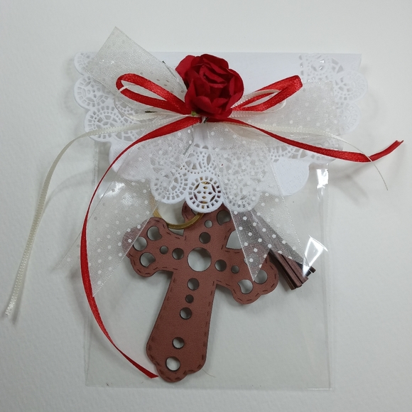 Keychain Cross Baptism First Communion Party Favor - Picture 4 of 7